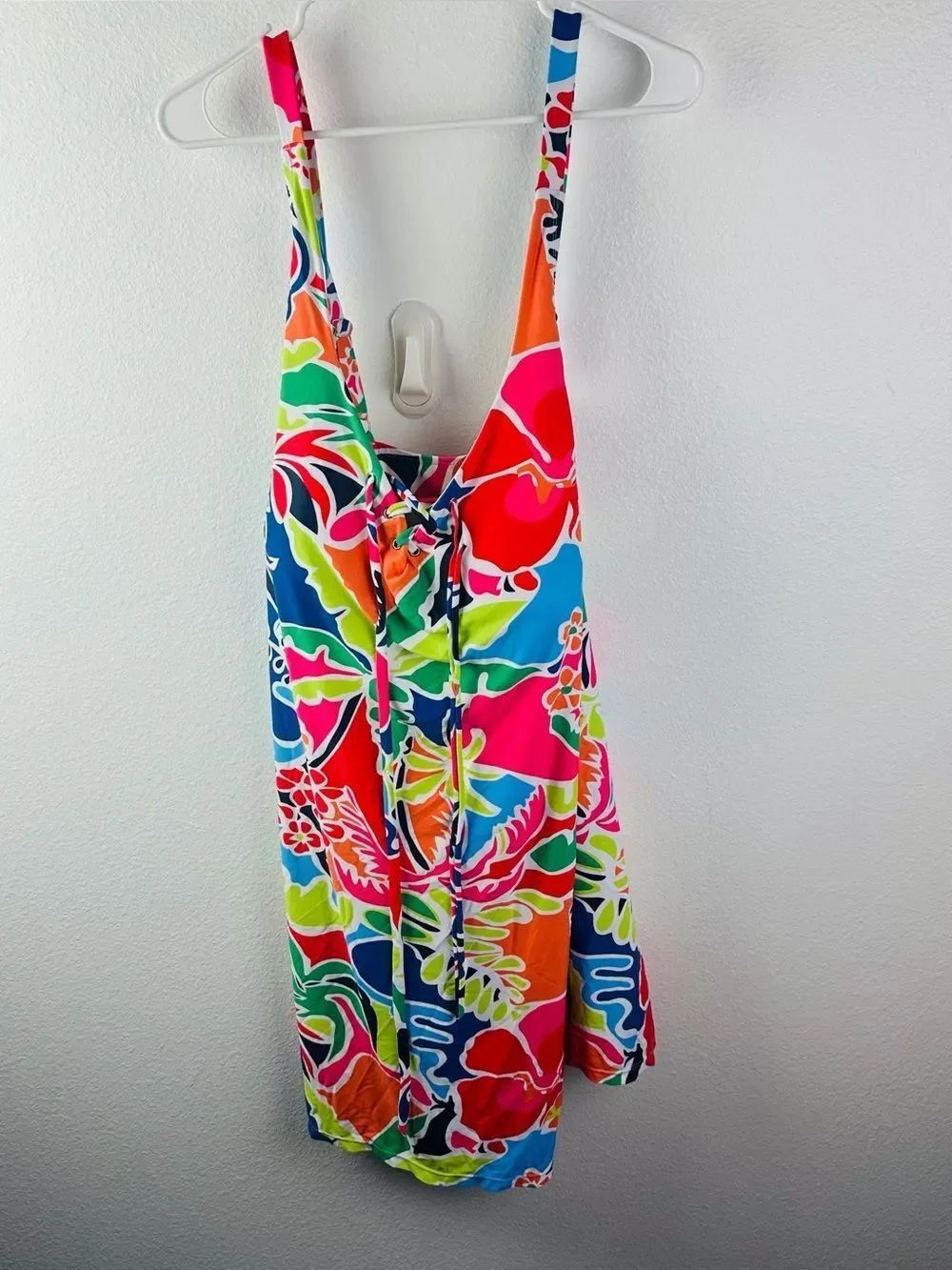 Nautica Swim Dress Bright Tropical Print Size 28W